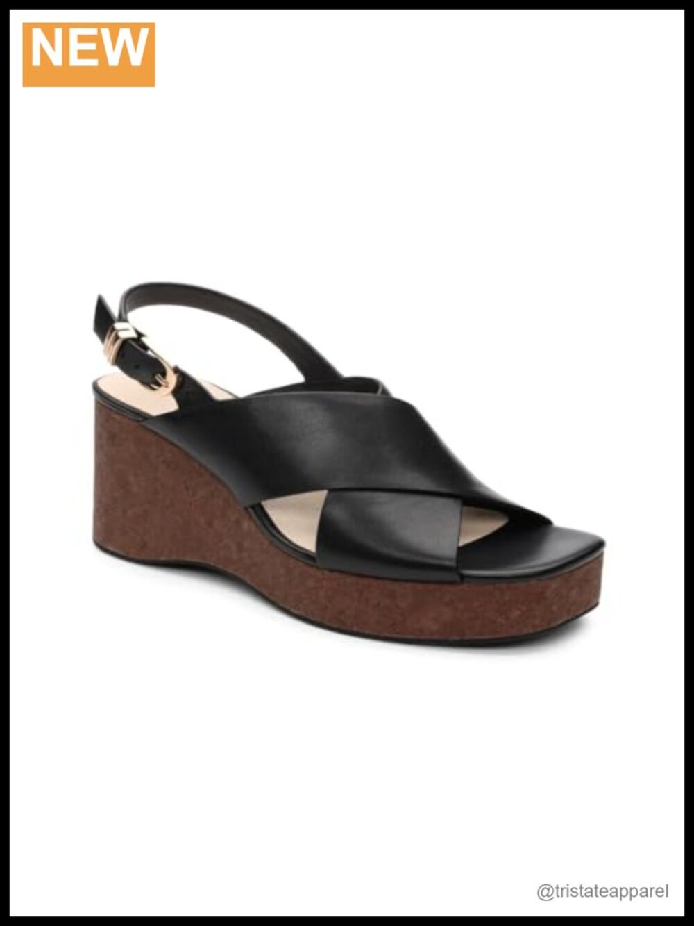 Sanctuary Nouveau Wedge Platform Sandal Leather Open Toe